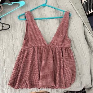 VICI dolls low cut waffle top. Size medium. Worn 1x